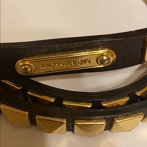 Michael Kors gold studded belt!
